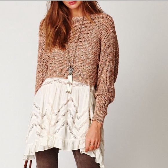 Free People Sweaters - Free People Sunday Smile Horizontal Rib Pullover